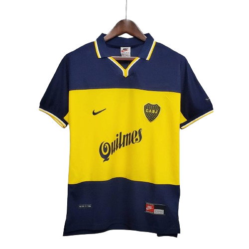 Camisa Boca Juniors Retrô 1998/99 - Azul e Amarelo