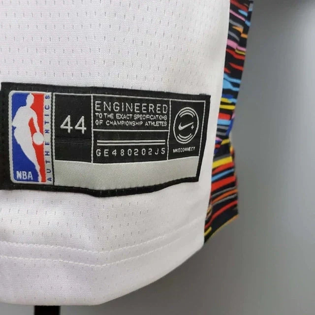 Camisa Regata Brooklyn Nets Branca City Edition - Masculina