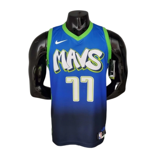 Camisa Regata Dallas Mavericks Azul e Verde - Masculina