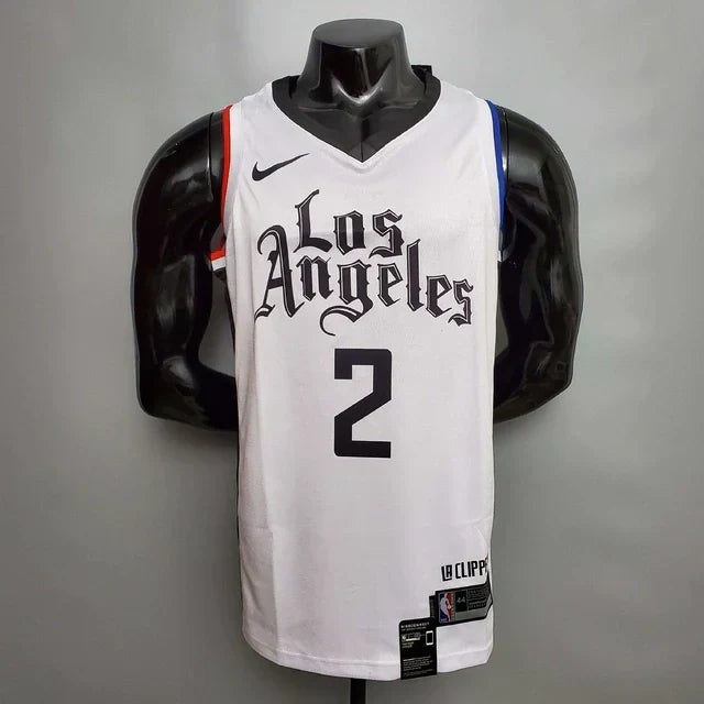 Camisa Regata Los Angeles Clippers Branca e Preta - Masculina