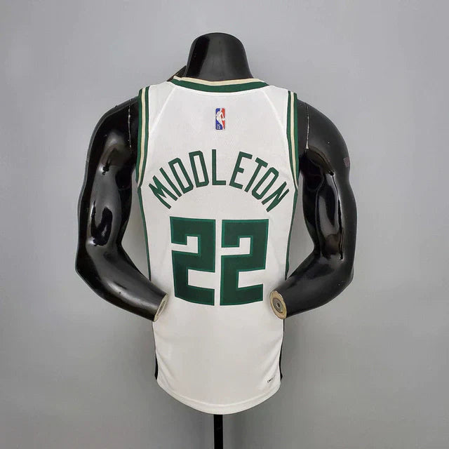 Camisa Regata NBA Milwaukee Bucks Branca - Masculina