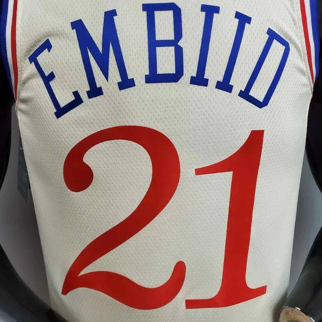 Camisa Regata NBA Philadelphia 76ers Bege - Masculina