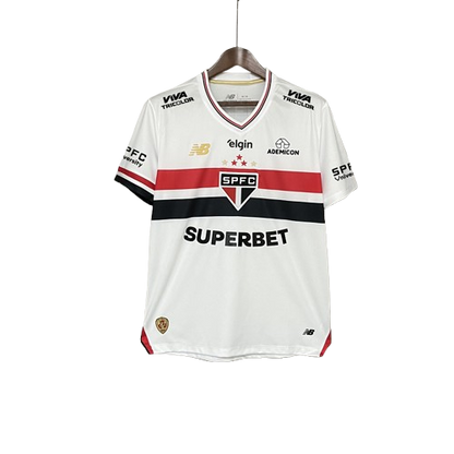Camisa São Paulo Home Todos Patrocínios 25/26 - Torcedor Masculina
