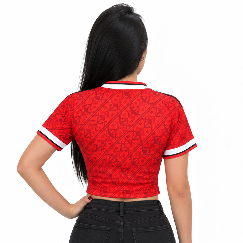 Cropped Flamengo Third 26/27 - Torcedor Feminina - Vermelha