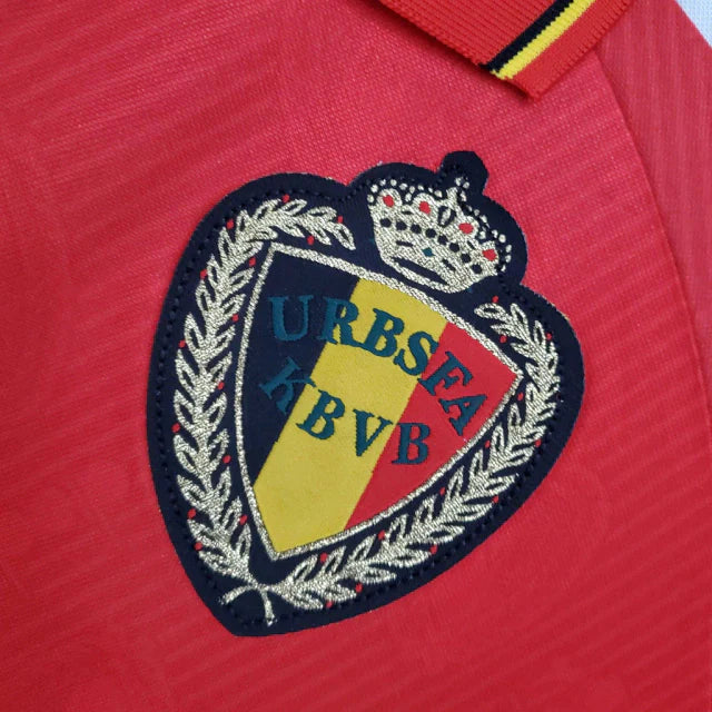Camisa Retrô Torcedor Masculina Bélgica 2004