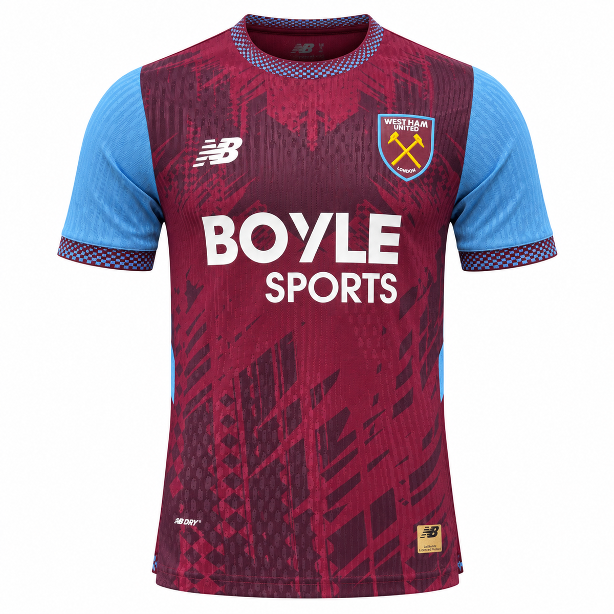 Camisa West Ham Home 26/27 Jogador Masculina - camisa frente