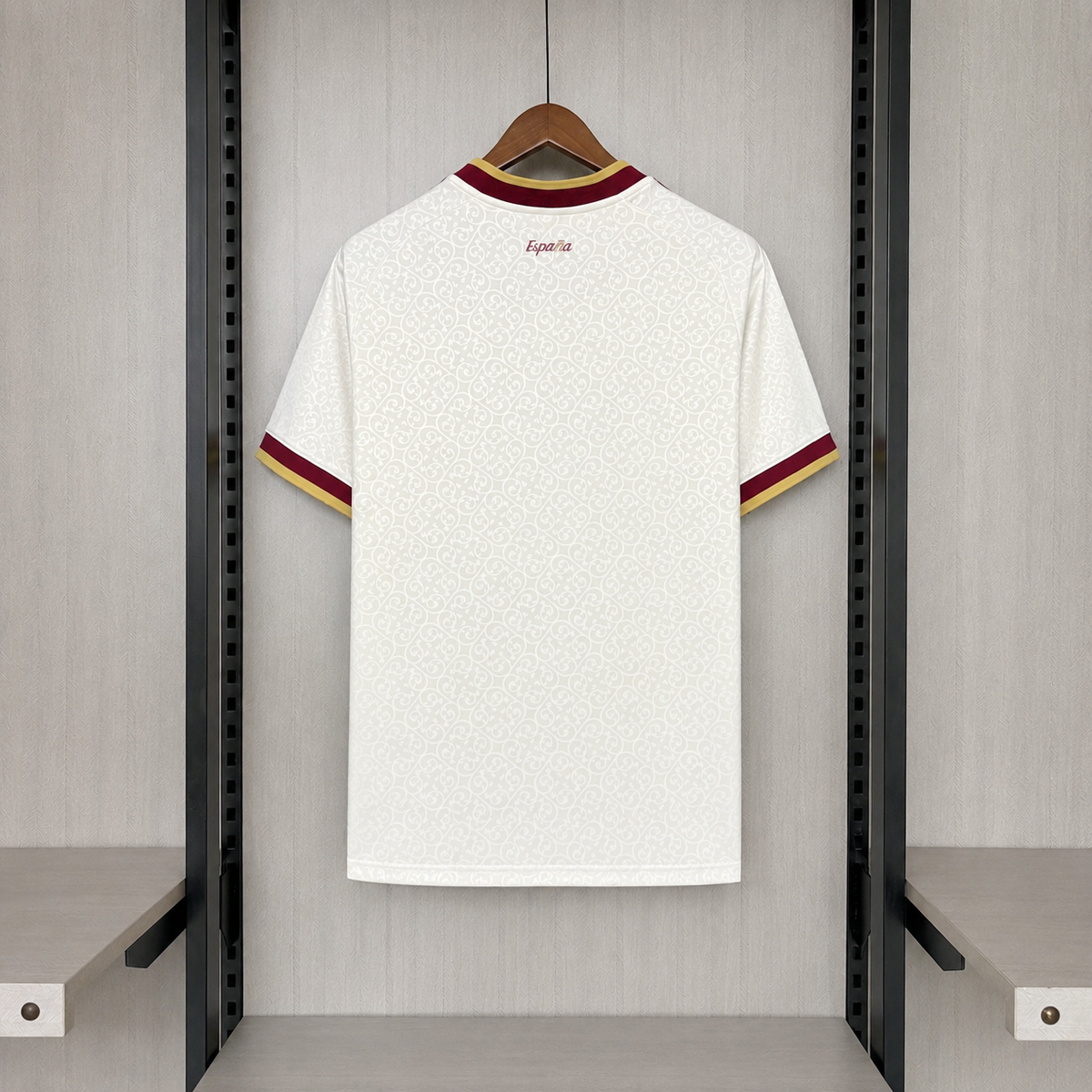 Camisa Espanha Away 26/27 Torcedor Masculina Com Patchs - camisa costas