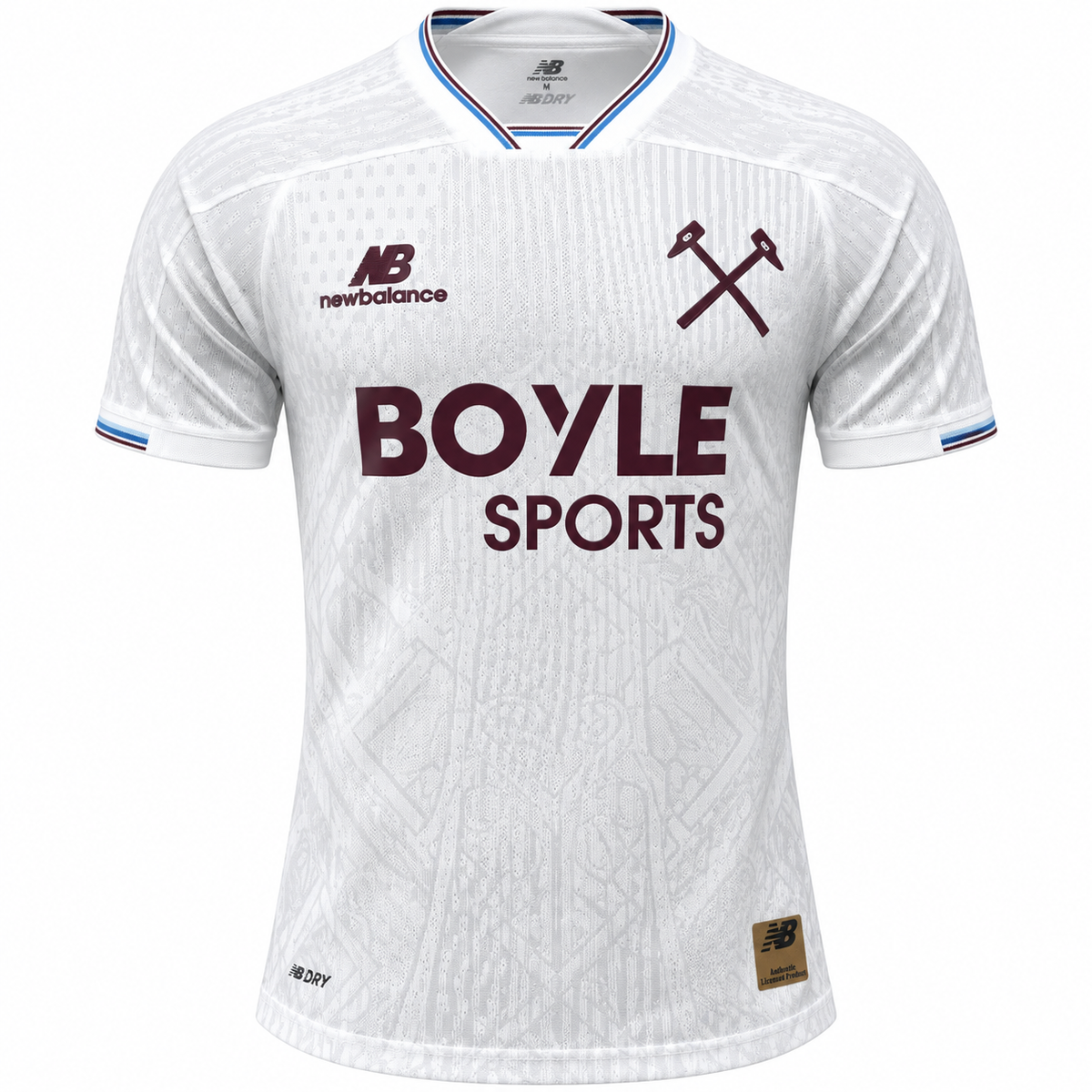 Camisa West Ham Away 26/27 Jogador Masculina - camisa frente