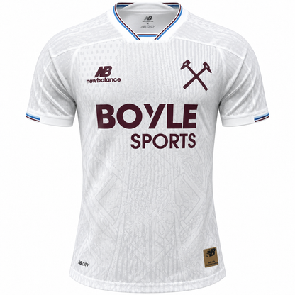 Camisa West Ham Away 26/27 Jogador Masculina - camisa frente