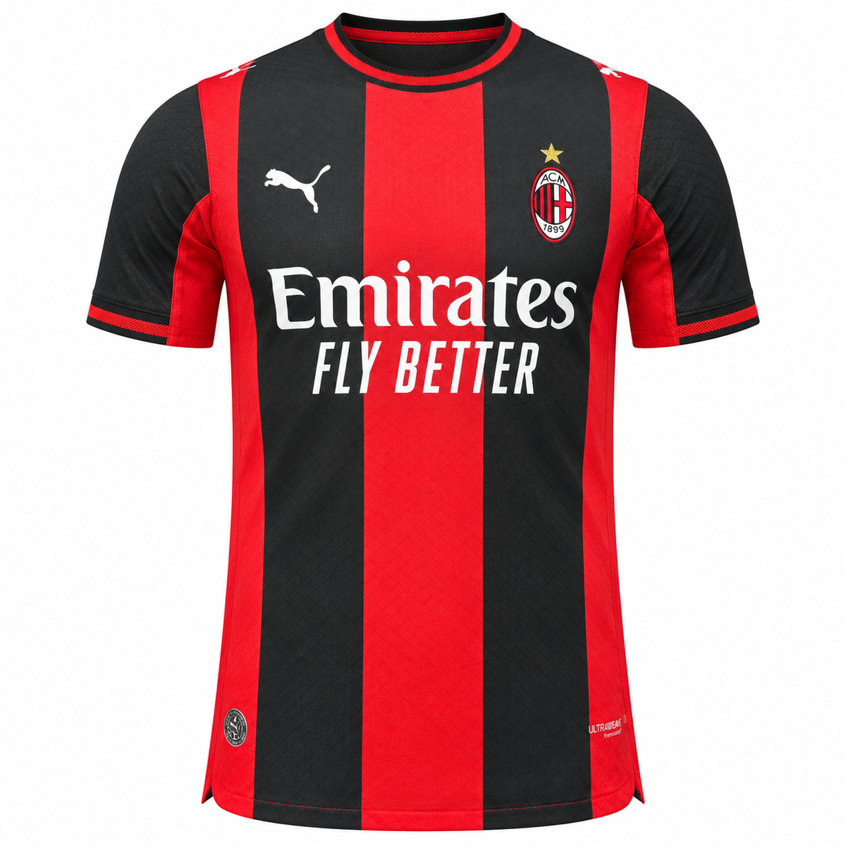Camisa Milan Home 26/27 Jogador Masculina - camisa frente