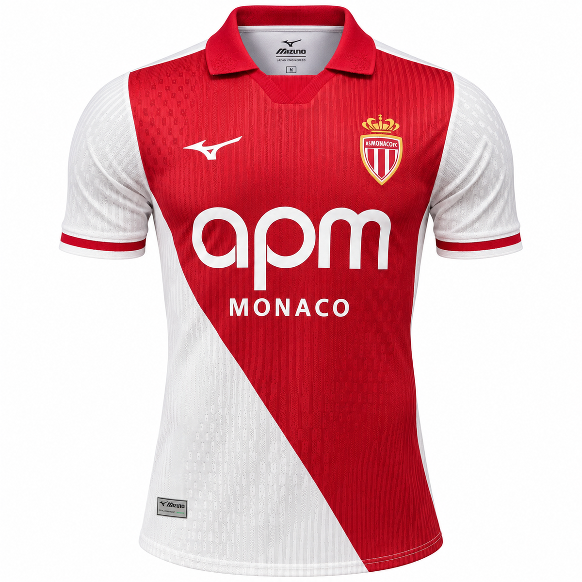 Camisa Monaco Home 26/27 Jogador Masculina - camisa frente