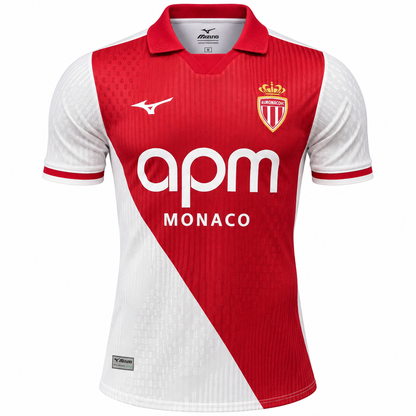 Camisa Monaco Home 26/27 Jogador Masculina - camisa frente