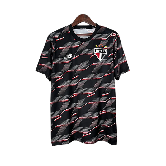 Camisa São Paulo Pré-Jogo 24/25 - Torcedor Masculina Lançamento