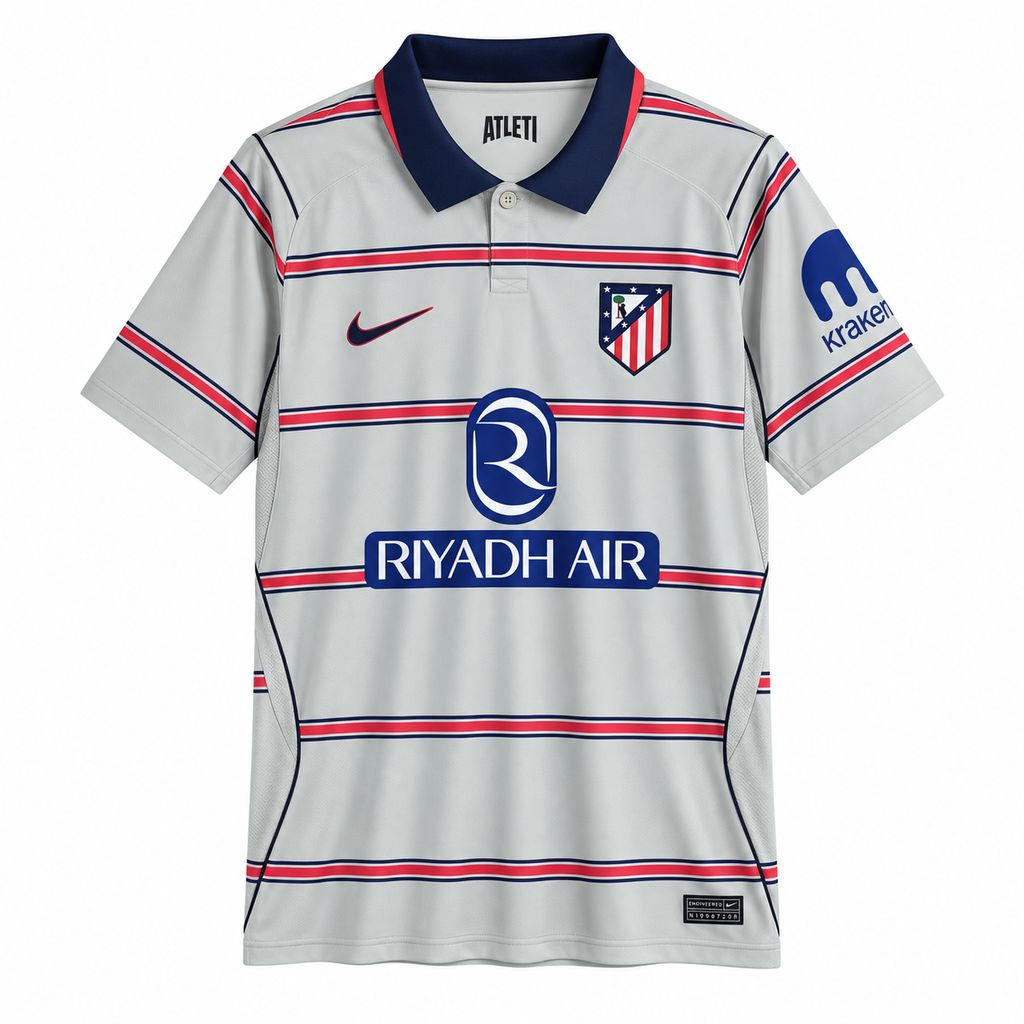 Atlético de Madrid Third 26/27 Torcedor Masculina — modelo de frente