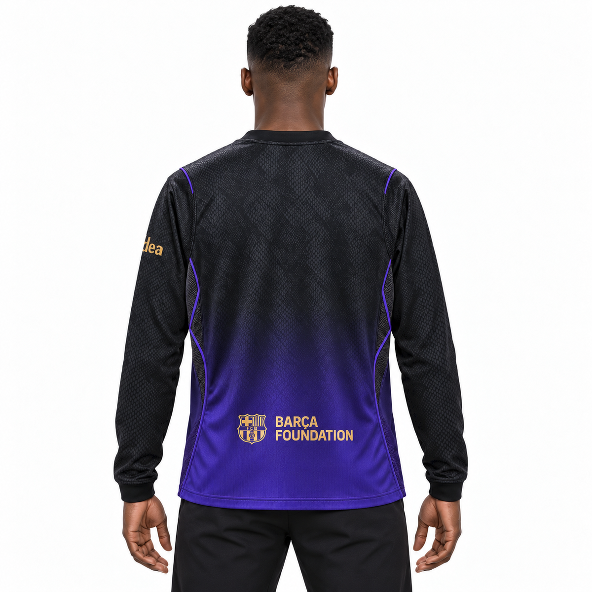 Camisa Barcelona Away 26/27 Torcedor Masculina Manga Longa imagem 2