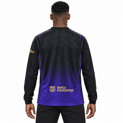 Camisa Barcelona Away 26/27 Torcedor Masculina Manga Longa imagem 2