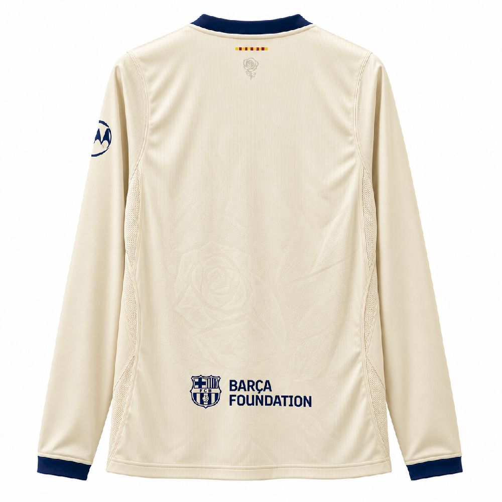 Camisa Barcelona Fourth 26/27 Torcedor Masculina Manga Longa imagem 4