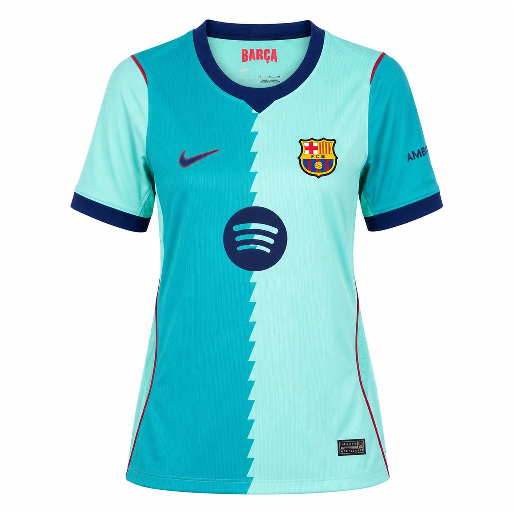 Camisa Barcelona Third 26/27 Feminina Babylook imagem 3