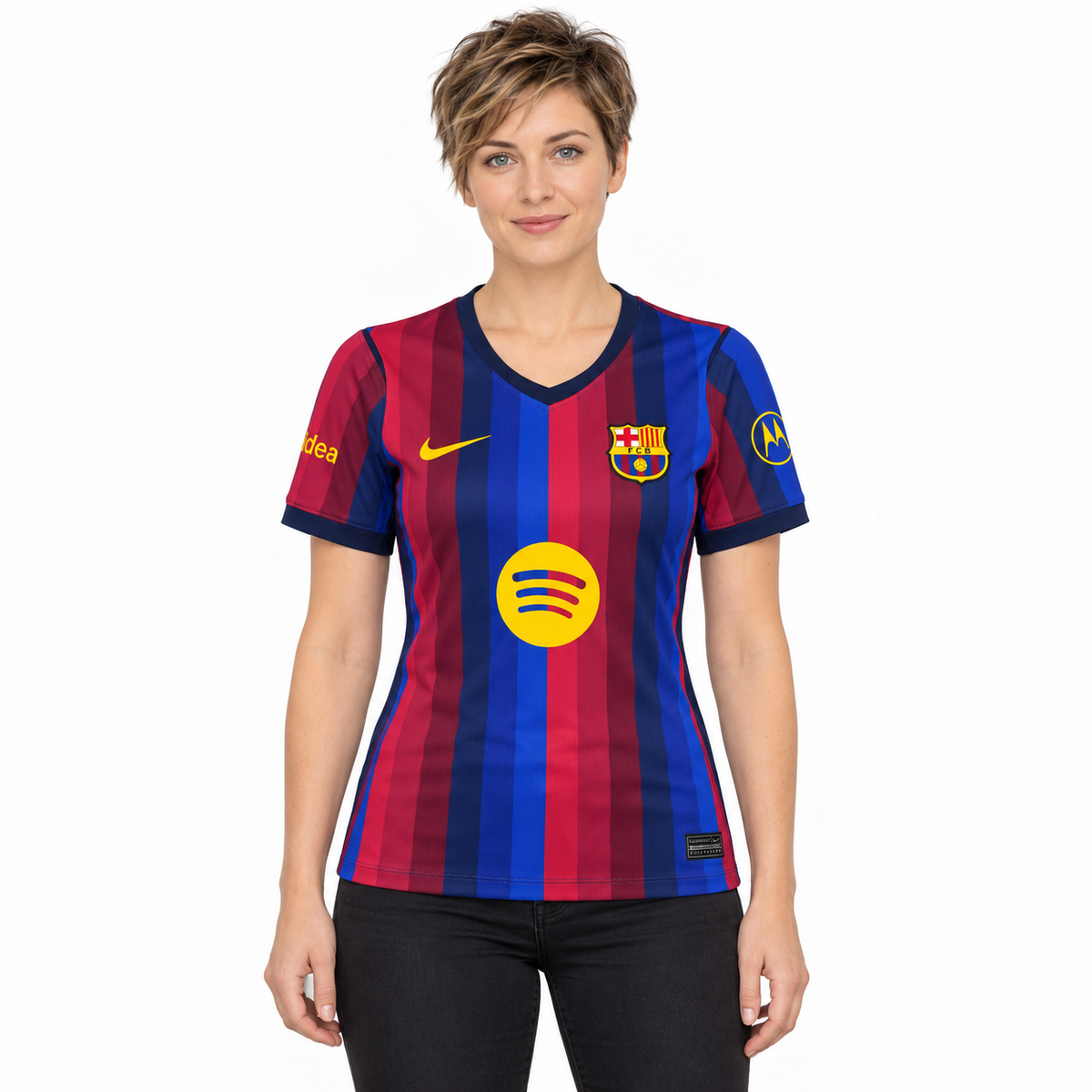Camisa Barcelona Home 26/27 Feminina Babylook — imagem 1