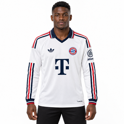 Bayern Away 26/27 Torcedor Masculina Manga Longa — camisa de frente