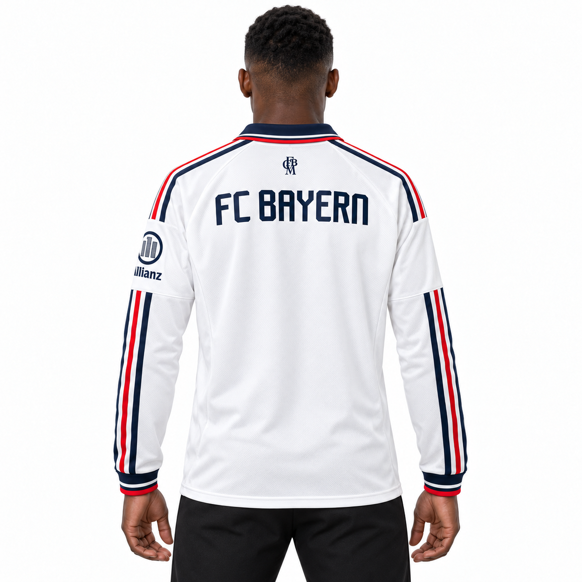 Bayern Away 26/27 Torcedor Masculina Manga Longa — camisa de costas
