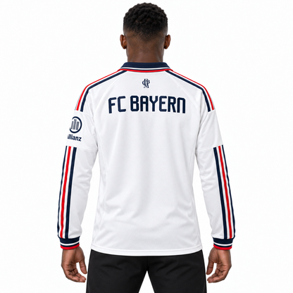 Bayern Away 26/27 Torcedor Masculina Manga Longa — camisa de costas