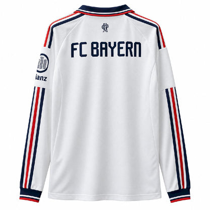 Bayern Away 26/27 Torcedor Masculina Manga Longa — modelo de costas