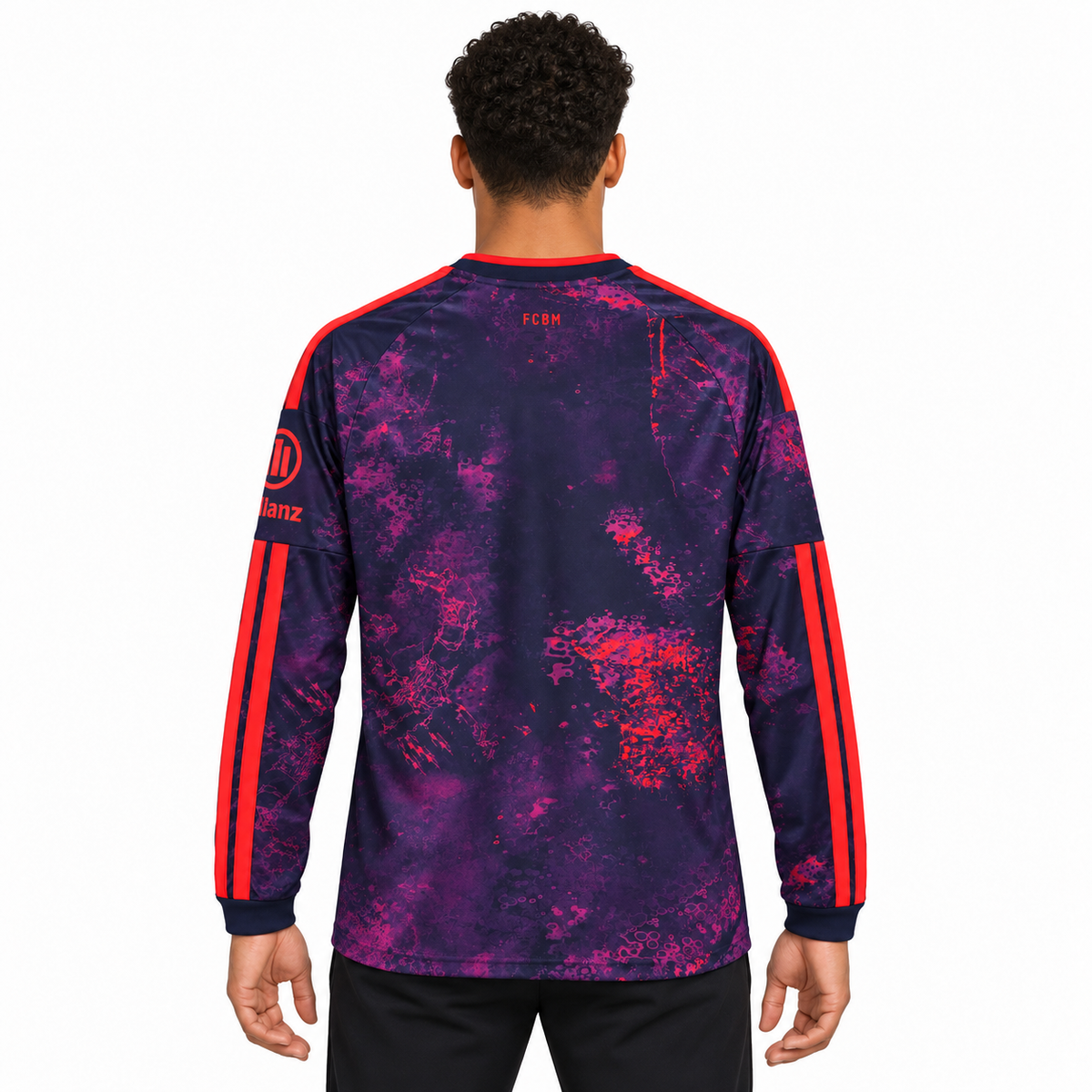 Bayern Third 26/27 Torcedor Masculina Manga Longa — camisa de costas