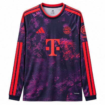 Bayern Third 26/27 Torcedor Masculina Manga Longa — modelo de frente