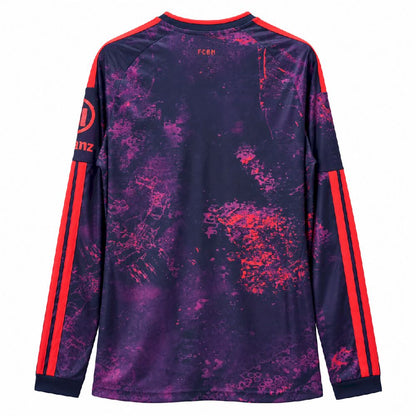 Bayern Third 26/27 Torcedor Masculina Manga Longa — modelo de costas