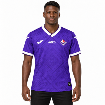 Fiorentina Home 26/27 Torcedor Masculina — camisa de frente