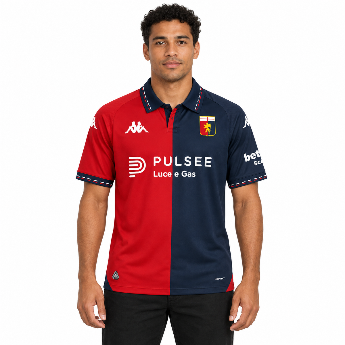 Genoa Home 26/27 Torcedor Masculina — camisa de frente