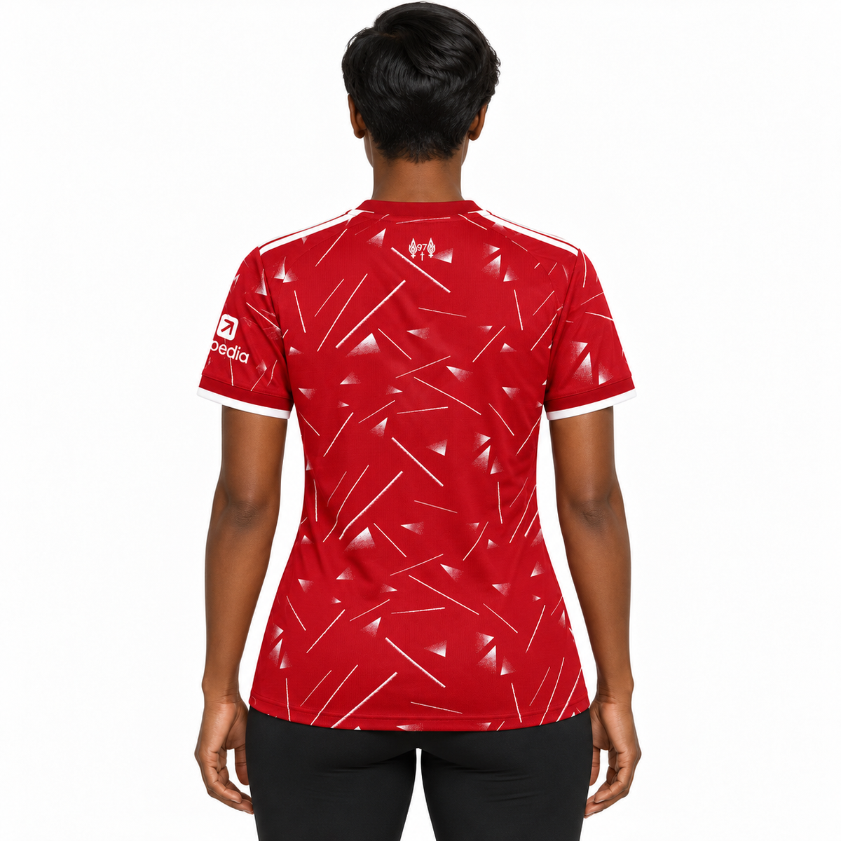 Camisa Liverpool Home 26/27 Feminina Babylook — modelo de costas