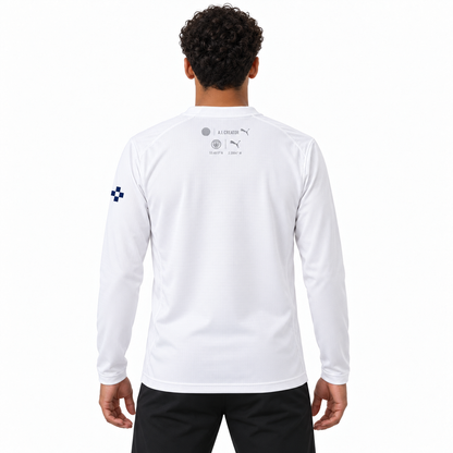 Camisa Manchester City Third 26/27 Torcedor Masculina Manga Longa — modelo de costas