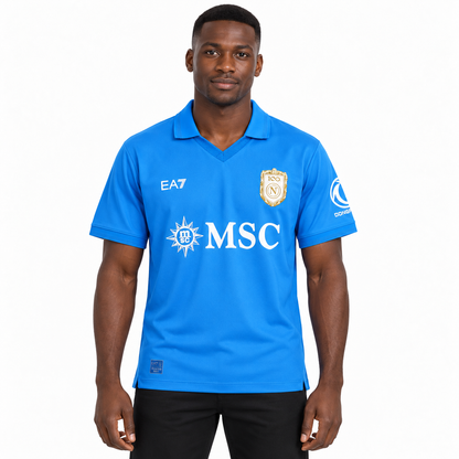 Camisa Napoli Home 26/27 Torcedor Masculina — modelo de frente