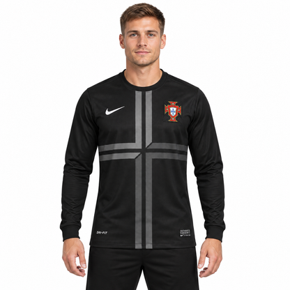 Camisa Portugal Away 2012/13 Retrô Masculina Manga Longa - imagem 1