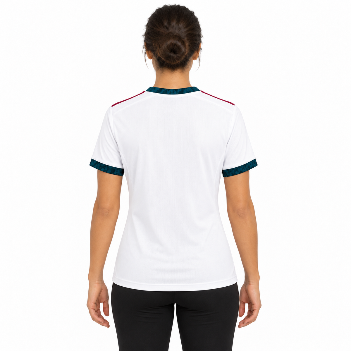 Camisa Real Madrid Home 26/27 Feminina Babylook — modelo de costas