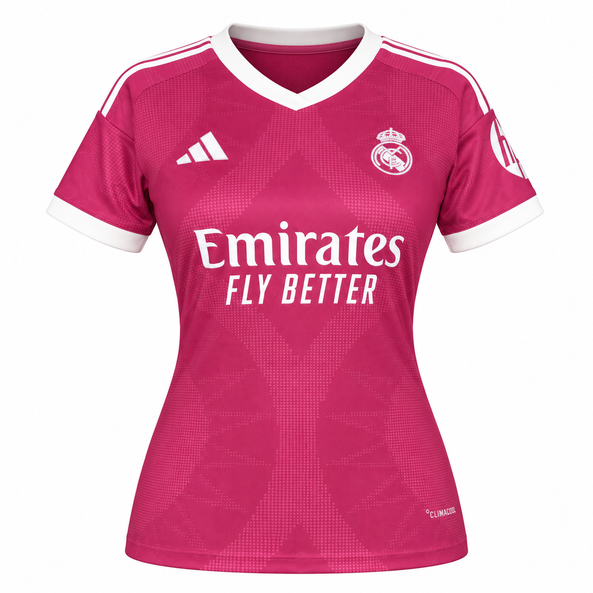 Camisa Real Madrid Third 26/27 Feminina Babylook - Rosa — camisa frente