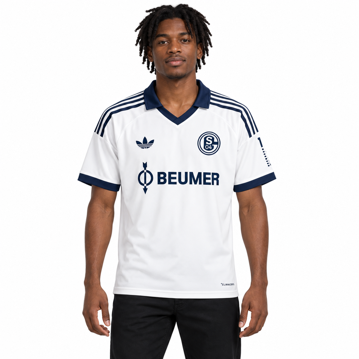 FC Schalke 04 Away 26/27 Torcedor Masculina — camisa de frente
