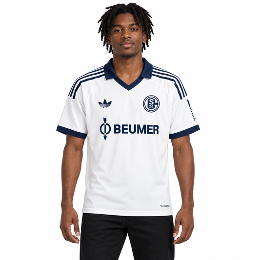 FC Schalke 04 Away 26/27 Torcedor Masculina — camisa de frente