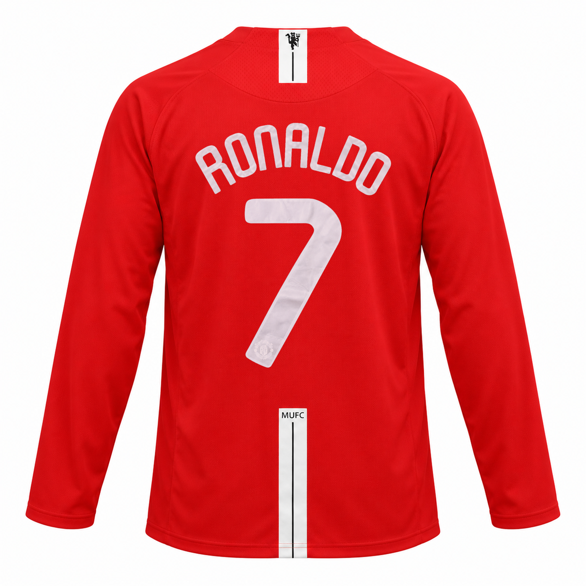 Manchester United retrô 2007/08 Final da Champions Sem Patchs e CR7 imagem 4