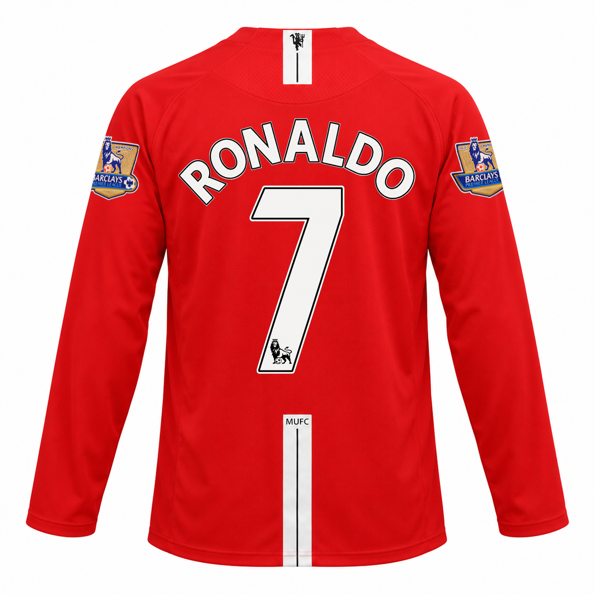 Manchester United retrô 2007/08 Premier League Com Patch e CR7 imagem 4