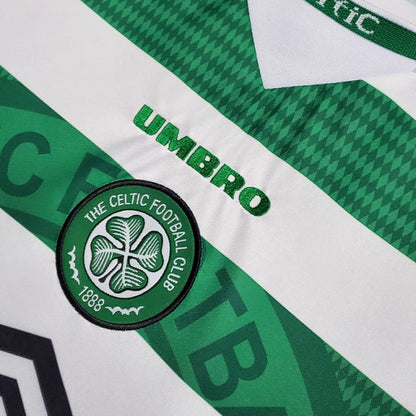Camisa Celtic Retrô 1998/1999 Verde e Branca
