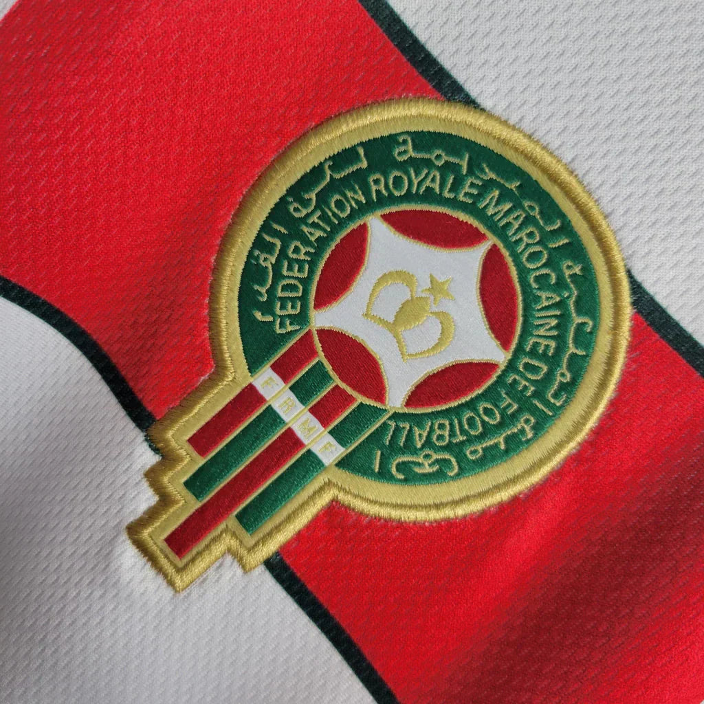 Camisa Retrô Seleção Marrocos II 1998/99 Branco