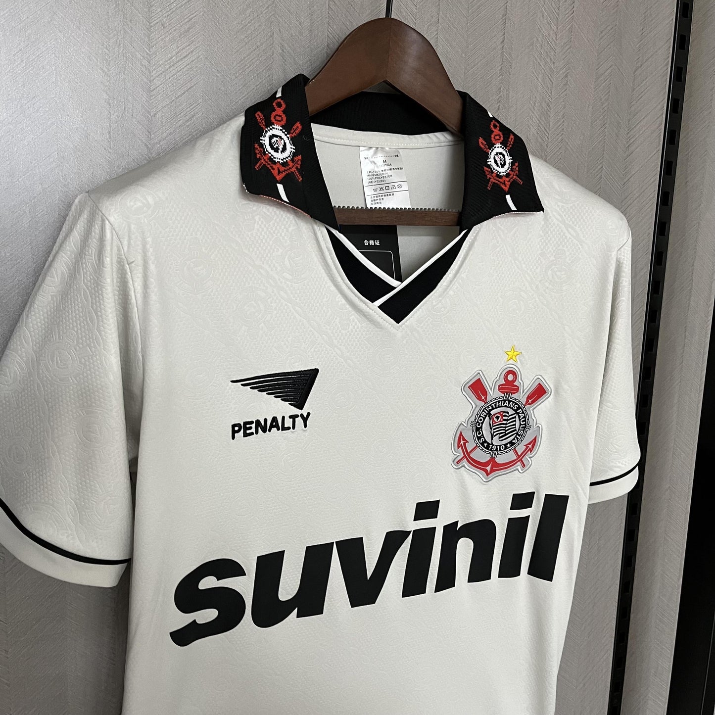Camisa Retrô Torcedor Masculina Corinthians 1996