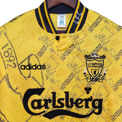 Camisa Liverpool Retrô 1994/1996 Amarela