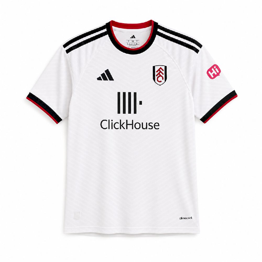 Camisa Fulham Home 26/27 Torcedor Masculina - Referência Frente