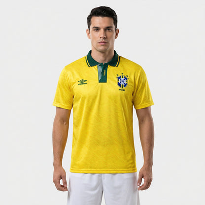 Camisa Retrô Torcedor Masculina Brasil 1991