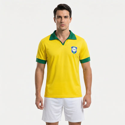 Camisa Retrô Torcedor Masculina Brasil 1958