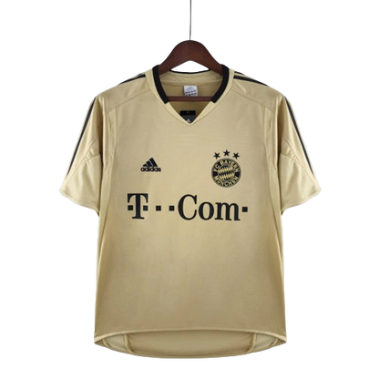 Camisa Retrô Bayern de Munique III 2004/05 Masculino Dourada